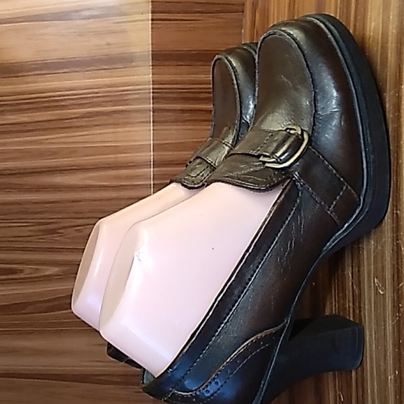 Vintage 1990s Y2K Mudd flat toe chunky heels - Picture 5 of 8